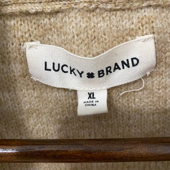 Lucky Brand Cardigan Sweater Womens Size XL Aztec Western Shawl Collar NWT - Picture 6 of 9